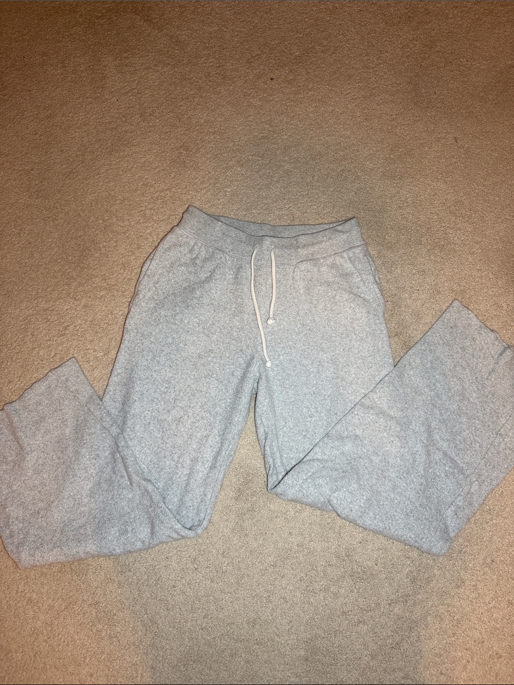 aerie Light Gray Women's Sweat Joggers with Drawstring